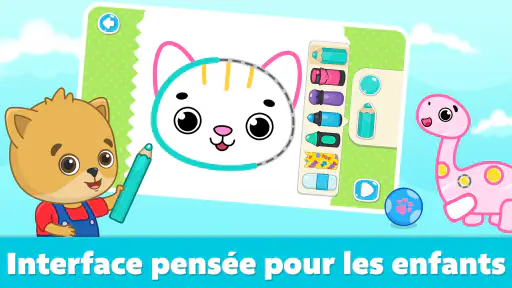 Jeux de dessin: coloriage bébé screenshot