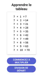 Jeux de Maths - Multiplication screenshot