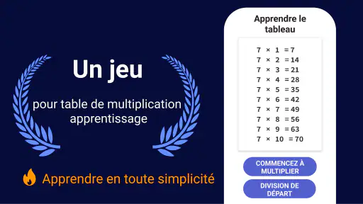 Jeux de Maths - Multiplication screenshot