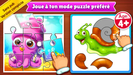 Jeux de puzzle enfant âge 2-7 screenshot