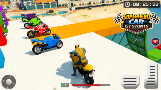 Jeux de Super héros de Voiture screenshot