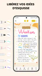 Journal: Bloc note, PDFs screenshot
