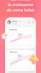 Journal tétée et suivi de bébé screenshot