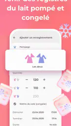 Journal tétée et suivi de bébé screenshot