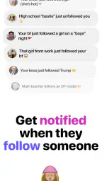 Katch: Recent Follow Tracker screenshot