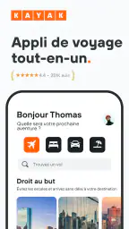 KAYAK : Vols, Hôtels, Voitures screenshot