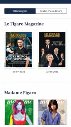 Kiosque Figaro: Journal screenshot