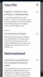Kiosque Figaro: Journal screenshot