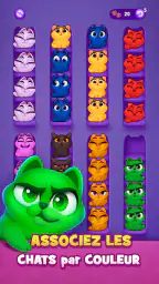 Kitty Sort: Twisted Tails screenshot