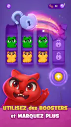 Kitty Sort: Twisted Tails screenshot