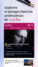 La Libre screenshot