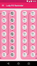 Lady Pill Reminder screenshot