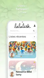Lalaliste - Liste de Naissance screenshot