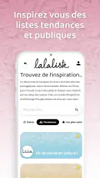 Lalaliste - Liste de Naissance screenshot