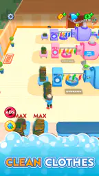 Laundry Rush - Idle Game screenshot