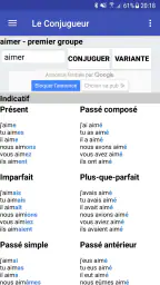 Le Conjugueur screenshot