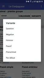 Le Conjugueur screenshot