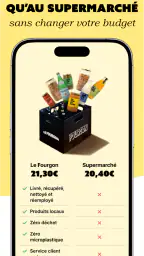 Le Fourgon, produits consignés screenshot