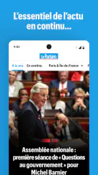 Le Parisien : l'info en direct screenshot