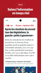 Le Parisien : l'info en direct screenshot