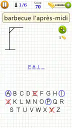 Le Pendu - Jeu de mots screenshot