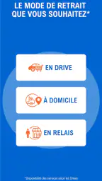 Leclerc DRIVE Courses en ligne screenshot