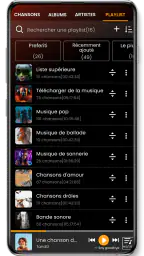 Lecteur de musique screenshot
