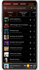 Lecteur de musique screenshot