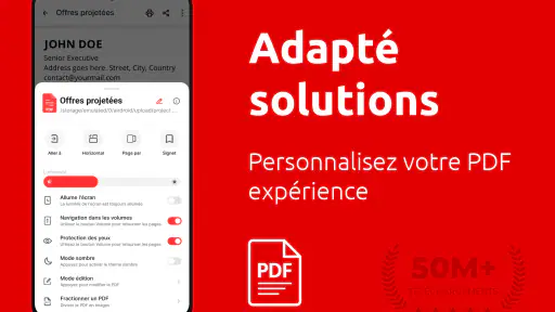 Lecteur PDF App: Convertir PDF screenshot