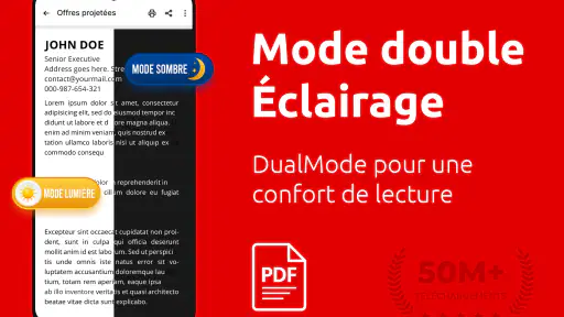 Lecteur PDF App: Convertir PDF screenshot