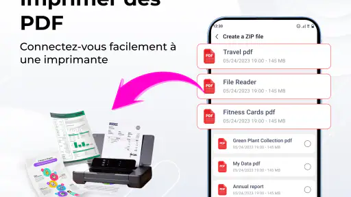 Lecteur PDF et affichage screenshot