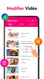 Lecteur vidéo et musique screenshot