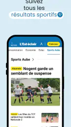 L’Est éclair  – Actu en direct screenshot