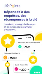 LifePoints Sondages rémunérés screenshot