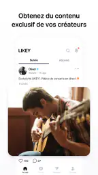 Likey - Entre Fans & Créateurs screenshot