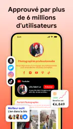 Linkbio - Link in bio tree App screenshot