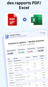 Livre de caisse – Solde & dép screenshot