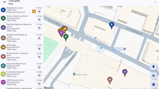 Localisateur de restaurant screenshot