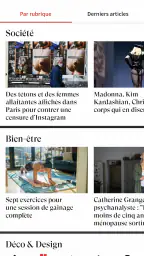 Madame Figaro, le news féminin screenshot