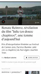 Madame Figaro, le news féminin screenshot
