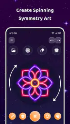 Magic Wheel - Spin Art Drawing screenshot