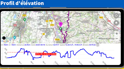 MaRando - GPS Randonnée screenshot