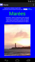 Maree screenshot