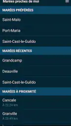 Marées proches de moi screenshot