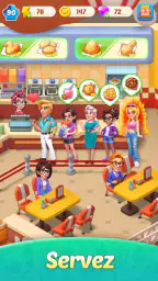Merge Cooking Thème Restaurant screenshot
