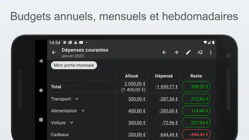 Mes dépenses screenshot