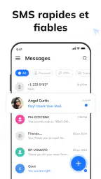 Messages:Texte SMS Accueil App screenshot