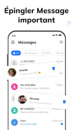 Messages:Texte SMS Accueil App screenshot