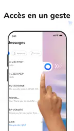 Messages:Texte SMS Accueil App screenshot