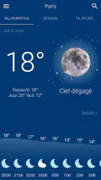 Météo screenshot